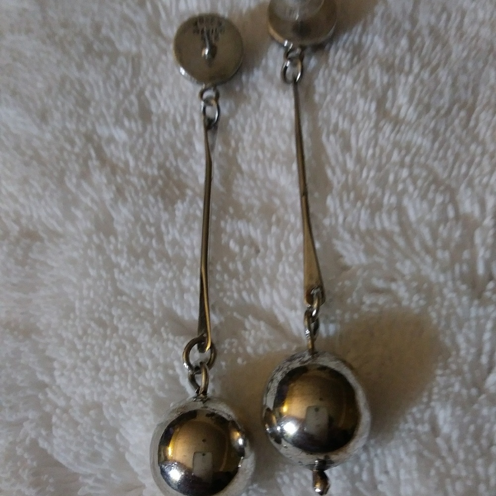 Solid Sterling Silver 925 Earrings - image 5